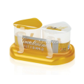 2Pcs Condiment Container Practical Kitchen Product